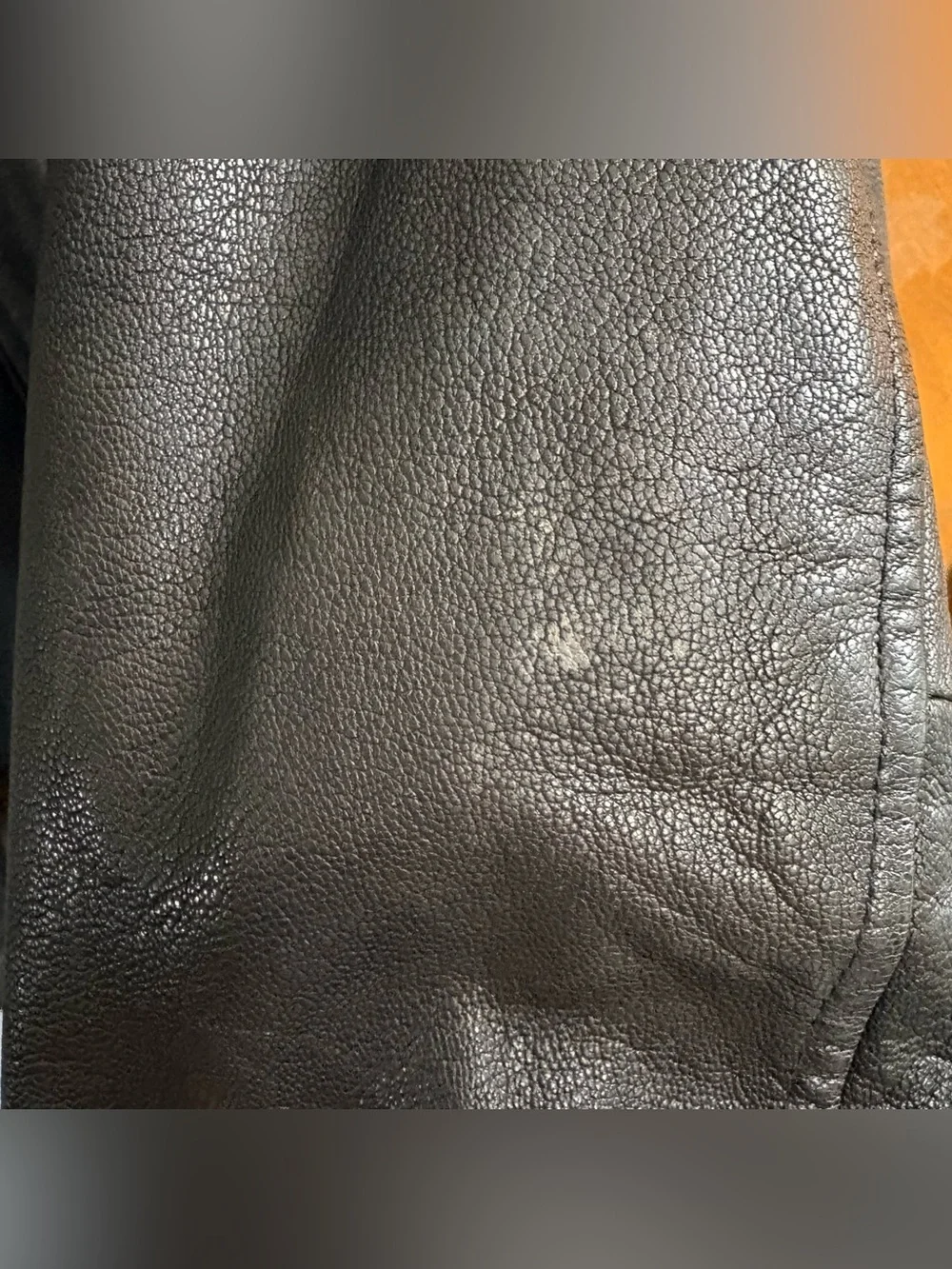 J. Crew Vintage Men's Black 100% Leather Bomber Jacket 90s Mcbling Grunge Preppy